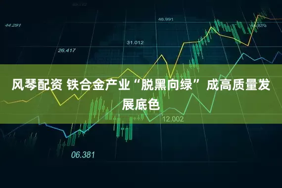 风琴配资 铁合金产业“脱黑向绿” 成高质量发展底色